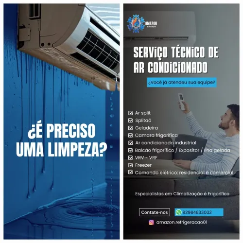 Serviços de refrigeração doméstico comercial industrial 