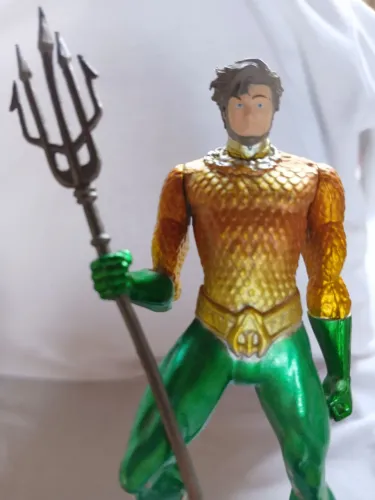 Figura do Aqua Man da Liga da Justiça