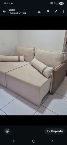 Sofá retrátil - valor negociável- *