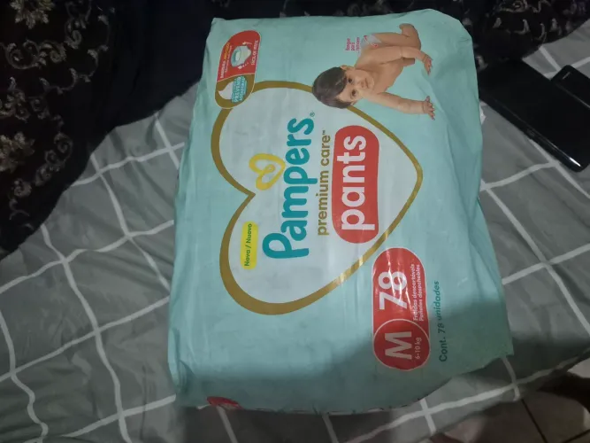 Pacotão pampers pants - fralda calça