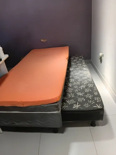 Cama box com auxiliar