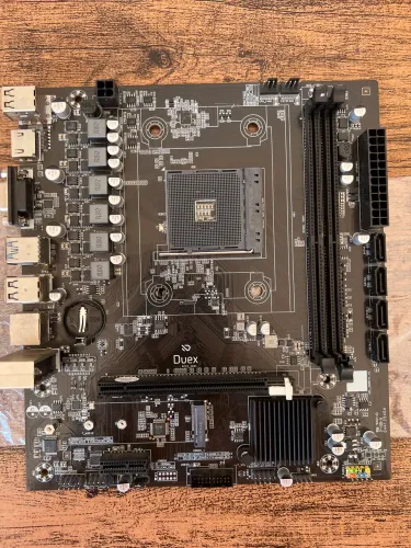 Placa Mãe Duex DX A520M AM4 DDR4 (No Estado / Sem Testar)