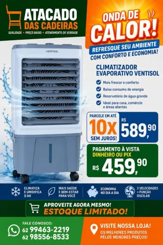 Climatizador 16l ventisol clin16 (NOVO)