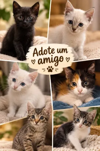 Gatos para adoção