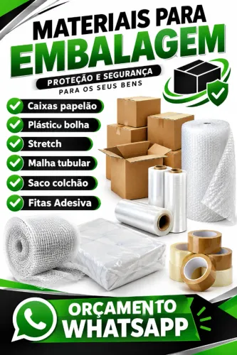 Caixas Papelão Fitas Adesiva Plástico bolha