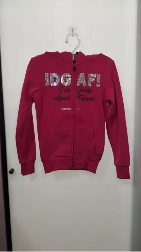 Moletom Overcore Girls Original Rosa PP Novo com Etiqueta