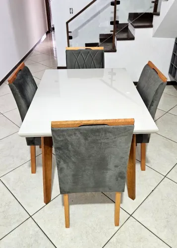 Mesa 4 lugares 120x80cm