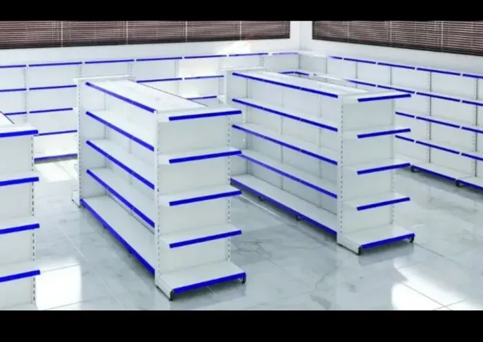GÔDOLAS NOVAS DE AÇO C/PARTELEIRAS 40x30 95cm 1,40 1,70 2,00 m