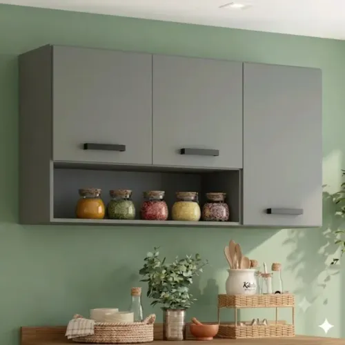 Armário Aéreo Fendi 3 Portas | Direto da Fábrica