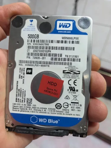 HD WD 500GB Notebook 2.5 com Case USB 3.0