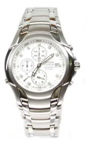 Relógio CITIZEN Titanium Sapphire WR 100 Quartz Marinaut