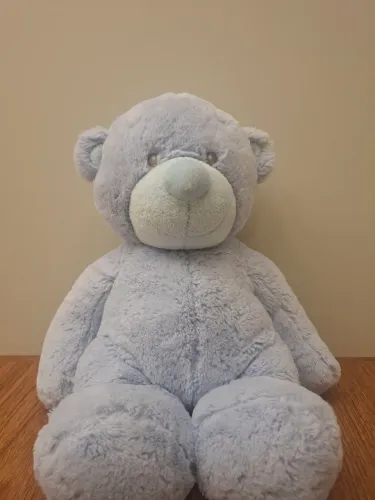 Urso de pelúcia azul