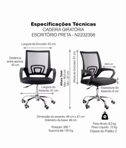 Cadeira para escritório 