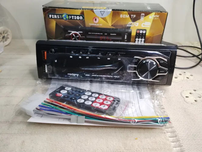 Rádio mp3 automotivo USB e bluetooth NOVO
