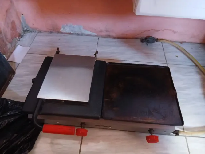Estufa Vitrine e Chapa para Lanches