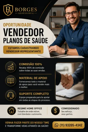 Vendedor Plano de Saúde