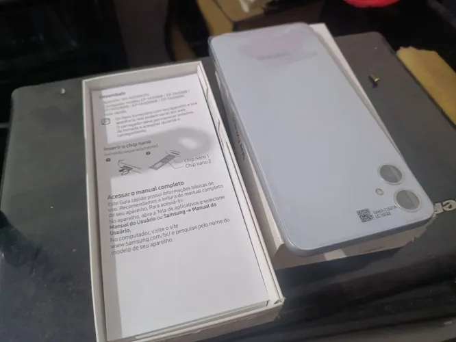 Celular Samsung a05 128gb dupla câmera caixa e nota fiscal 