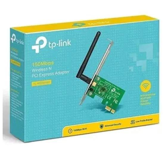 Placa de rede WiFi TP-Link PCI-e 1 antena WN781nd