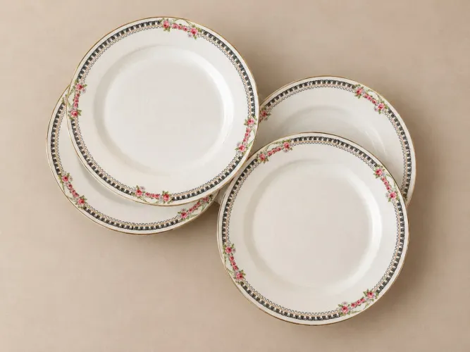 4 Pratos porcelana