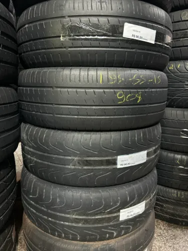 Pneus 195/55/15 Pirelli os 4 por 400$ montados