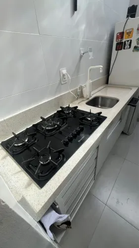 Pedra Mármore Quartzo Bege estelar para cozinha