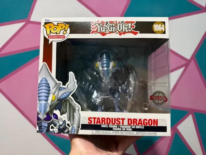 Edição Especial Super Funko Pop Stardust Dragon 1064 Yugioh NOVO 