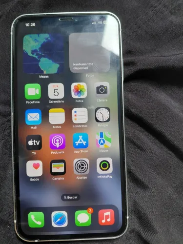 IPhone xs max 256 gigas no corpo do IPhone 17 pro