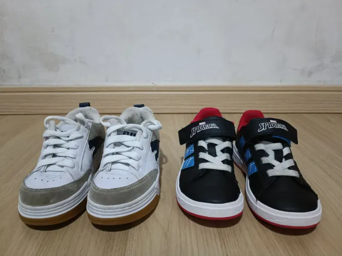 Tênis infantil Adidas e puma