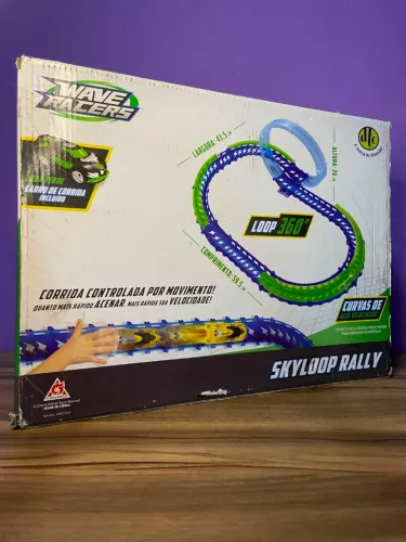 Pista Wave Racers - Skyloop Rally - C/ Carrinho - Dtc Cor Colorido