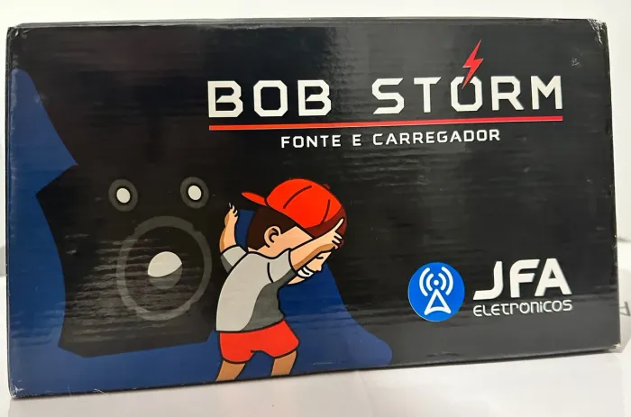 FONTE E CARREGADOR JFA BOB STORM 200 AMPERES - BIVOLT AUTOMÁTICA