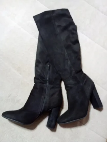 Botas de camurça 