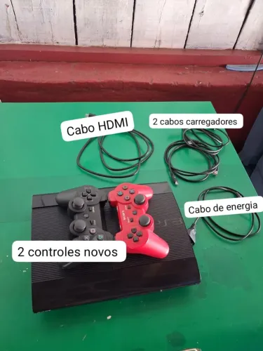 PS3 SLIM COMPLETO