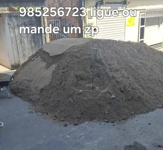 15m de areiao pra aterro 450