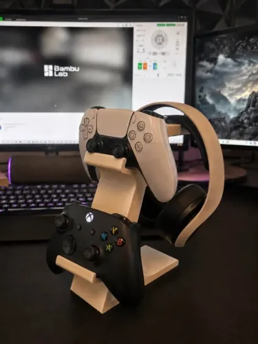 Suporte Premium para Joystick + Headset