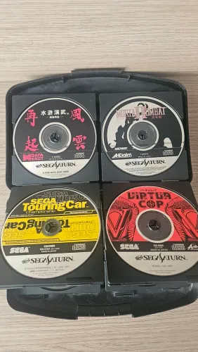 LOTE DE JOGOS ORIGINAIS DE SEGA SATURNO