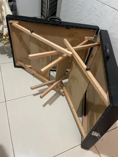 Maca de estética dobrável 