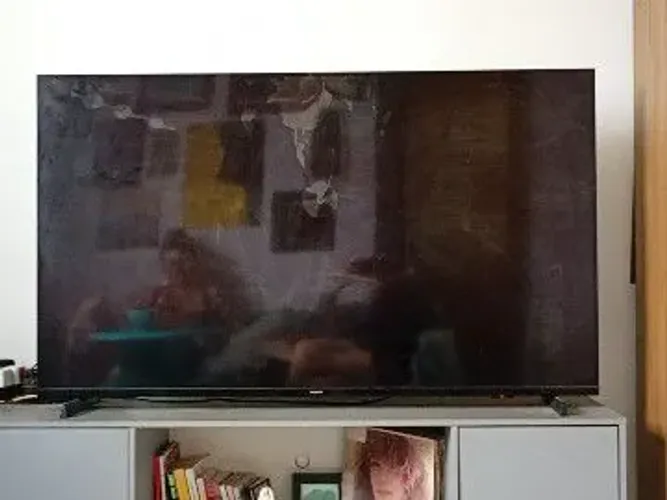 Televisão Phillips 58 polegadas tela rachada