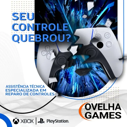 Assistência Técnica Em Controles PlayStation: Reparo, manutenção & Troca de Analógicos 