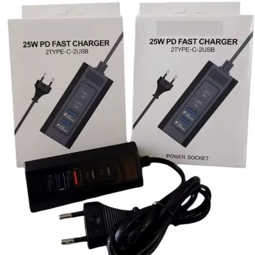 Entensor carregador de celular USB e tipo C