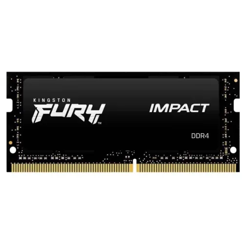 Memória 8GB SODIMM DDR4 3200Mhz FURY Impact 1,35V 1Rx8 260 pinos para notebook, Preto