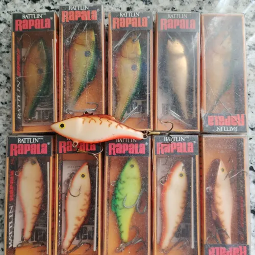 11 iscas Rapala Ratilin original 7 e 8cm sinking, finlandesa. R$ 40,00 cada + frete