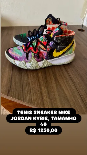TÊNIS SNEAKER NIKE JORDAN KYRIE, TAMANHO 40, NOVO