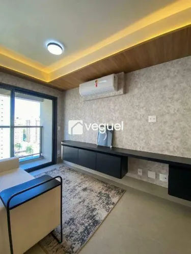 Apartamento mobiliado de 39,30m² 1 quarto, sendo 1 suíte para locação no bairro Cambuí, Ca