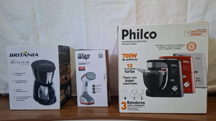 Kit três eletrônico cozinha com nova