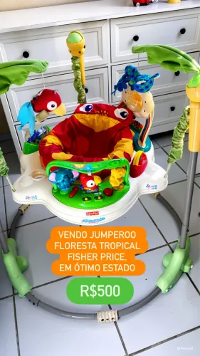 Jumperoo fisher price / pula pula de bebê/ Jumperoo