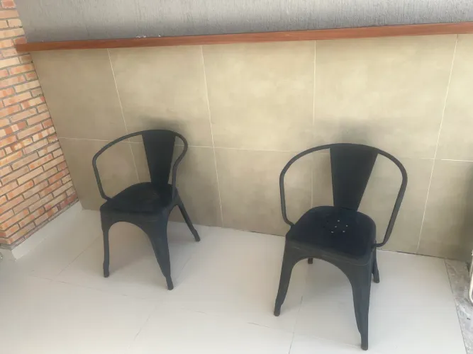 Cadeira de Ferro Preta