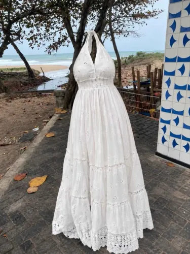 Vestido de formatura ( na praia )