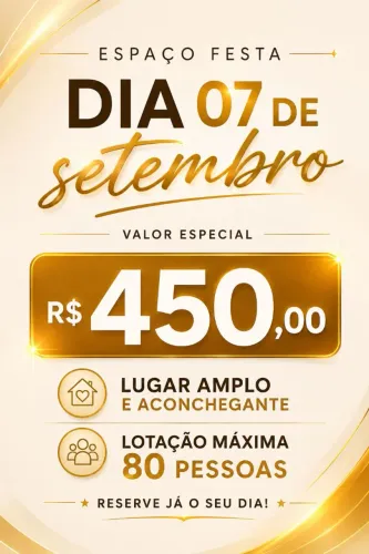 Espaço para festas