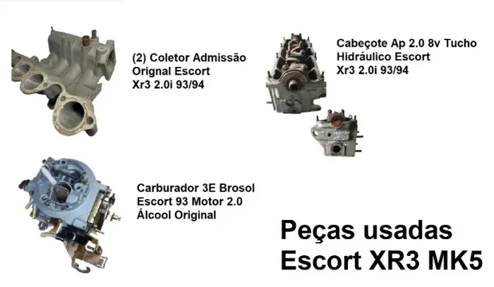 Escort XR3 MK5 Peças