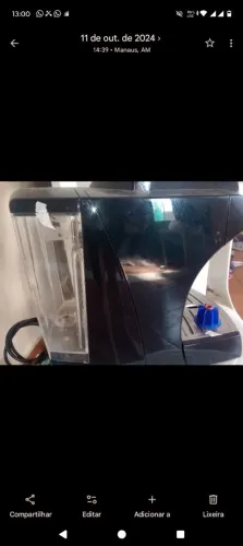 Cafeteira 3 corações, usado apenas uma vez (ela é de cápsula)